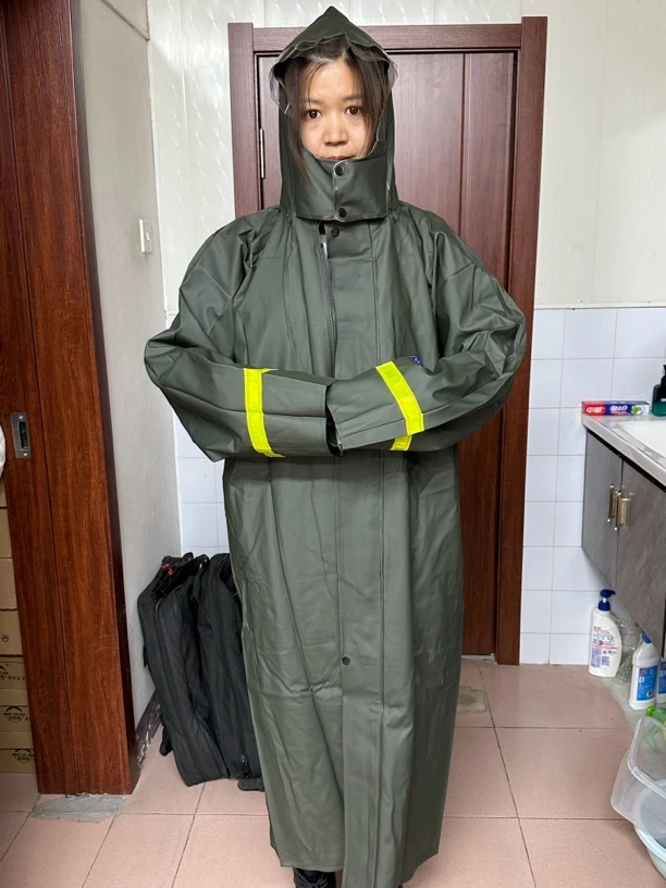 高级防水雨衣「中长款均码号」