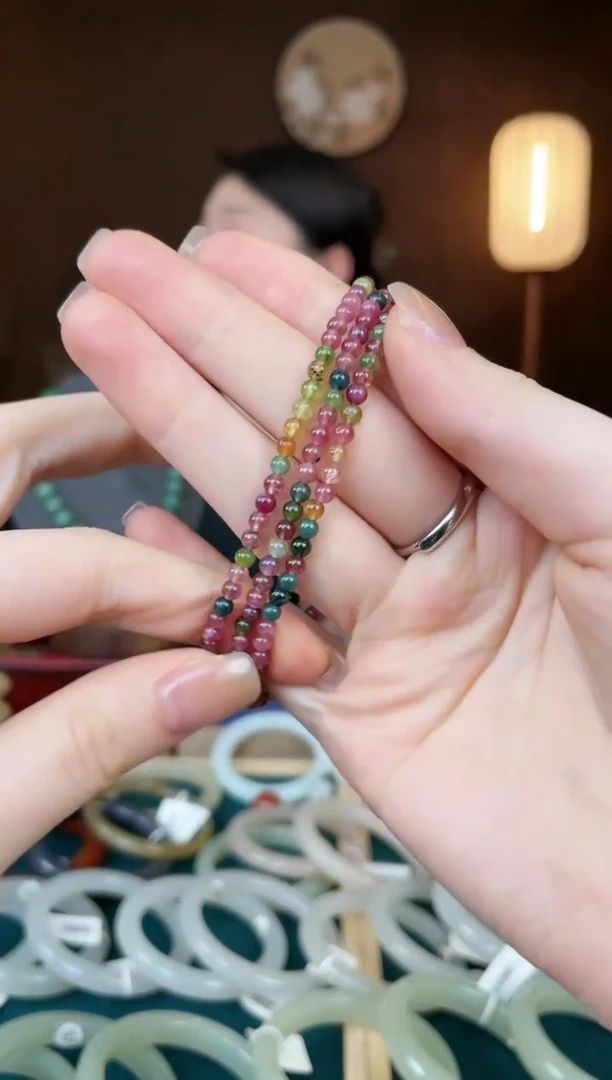 【闪购商品】碧玺颈饰未镶嵌AQ100 碧玺项链