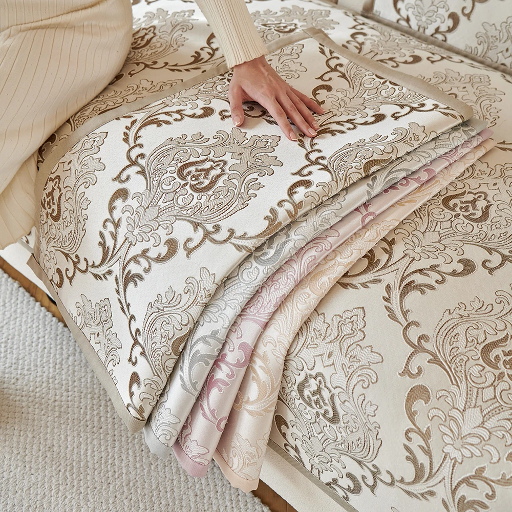 四季通用沙发垫防滑套罩巾欧式盖布轻奢现代高精密提花沙发坐垫子