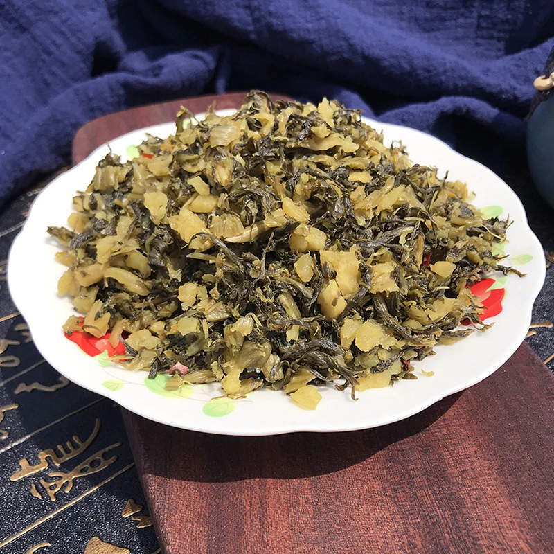 湖北天门特产雪菜腌制雪里蕻红下饭菜盐菜传统工艺