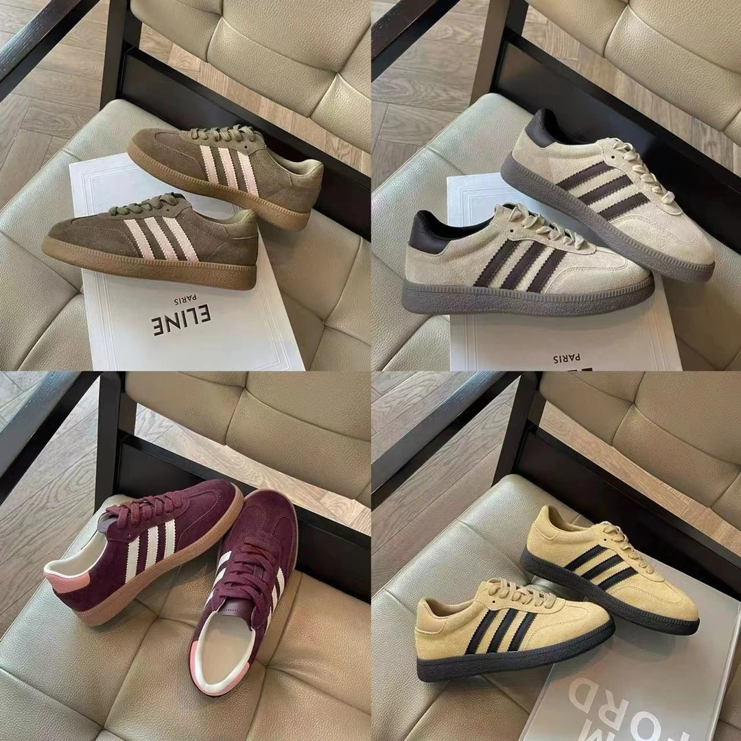 30(拍一发二)女鞋秋季复古百搭拼色经典鞋1850