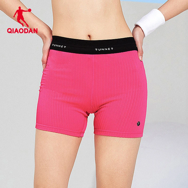 中国乔丹半弹女2025夏季新款女士马拉松跑步弹力裤三分裤清凉薄款