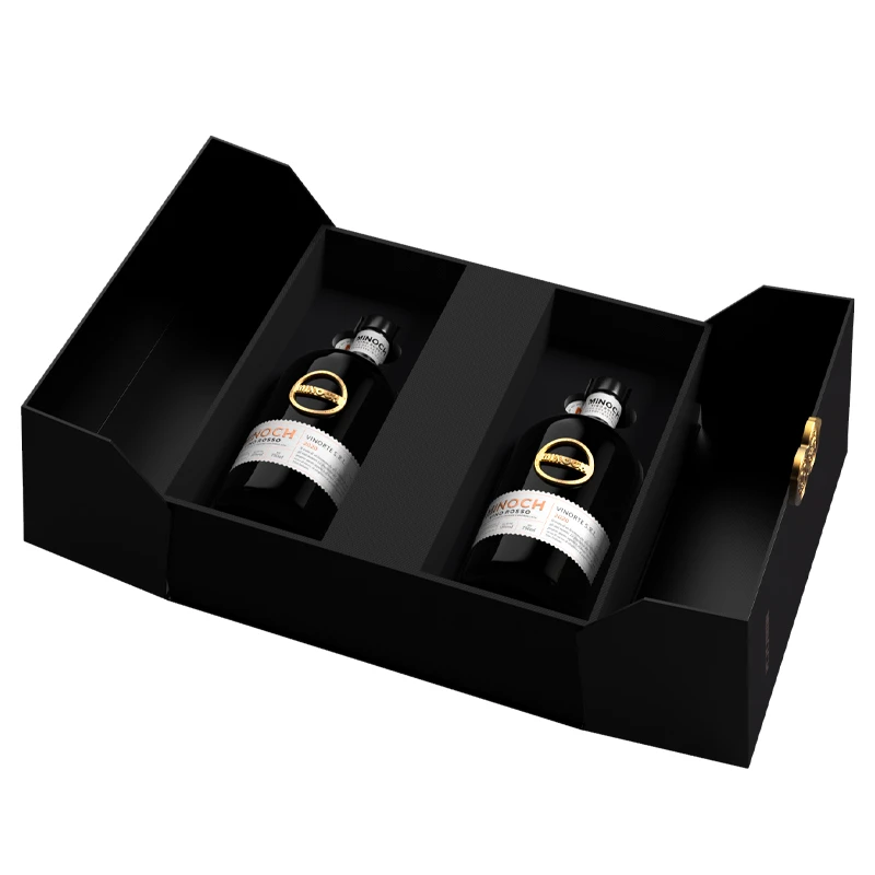 意大利进口米诺奇·阿布鲁索干红葡萄酒750ml*2礼盒装