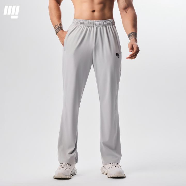 东方力量280g轻柔双面裸感长裤男运动休闲跑步健身训练微喇裤子