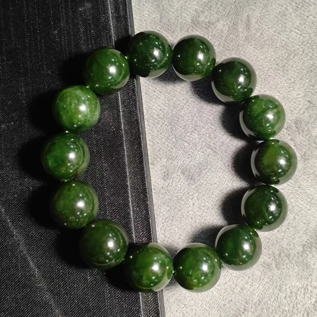 Y0040 和田碧玉手串 男女同款