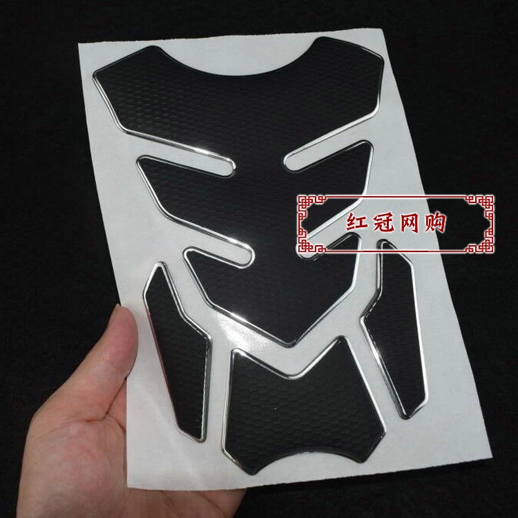 摩托车改装GW250黑色油箱贴NK鱼骨贴防水个性车软胶贴防刮保护贴