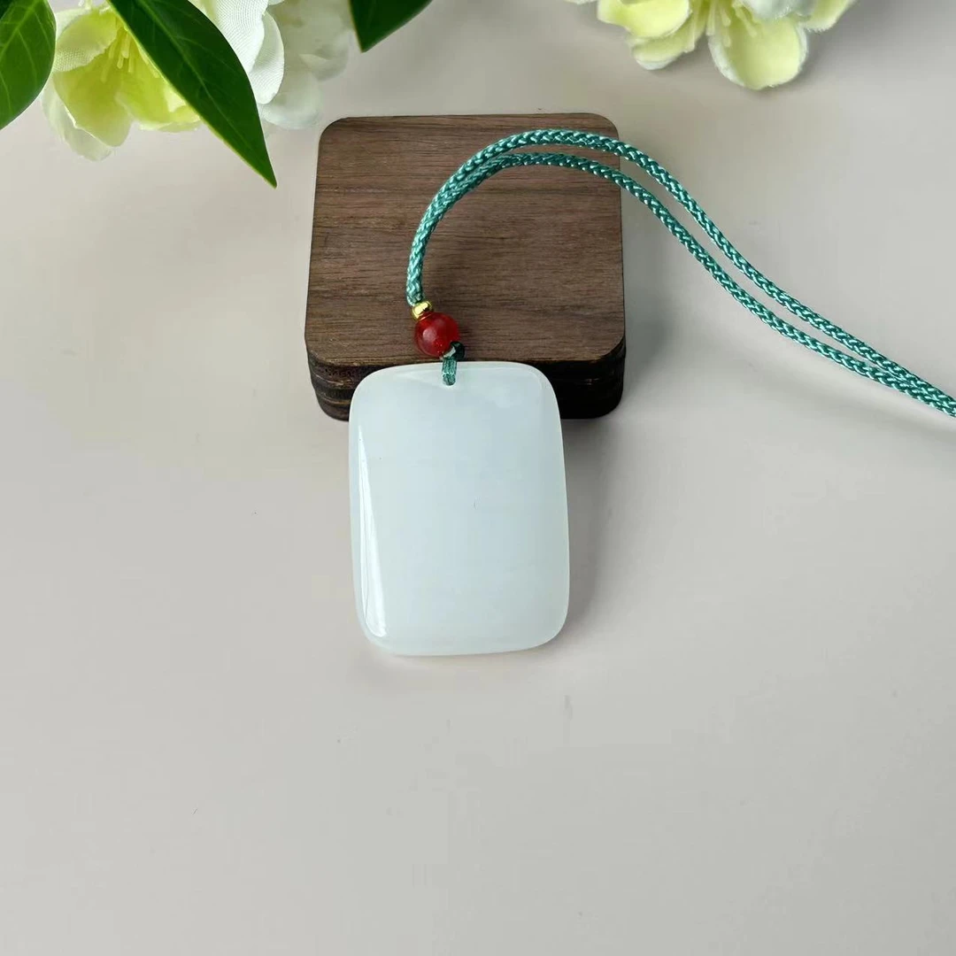 【睿泽鉴宝】金丝玉无事牌39*29*10YG0066