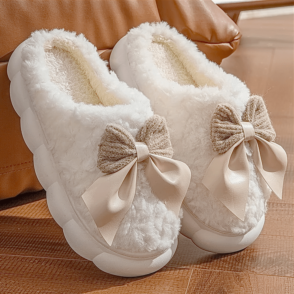 4.0厚底新款高货棉拖鞋冬季室内家居毛毛绒保暖防滑冬款宿舍男女E