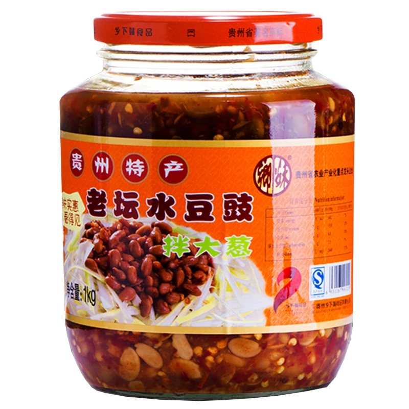老坛水豆豉贵州特产火锅蘸水凉拌黄瓜凉拌折耳根凉拌扮米豆腐炒菜
