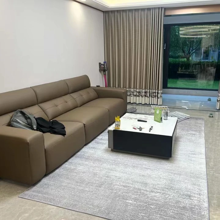 【薄款圈绒】地毯客厅防水可擦洗现代轻奢奶油风家用大面积防滑地垫