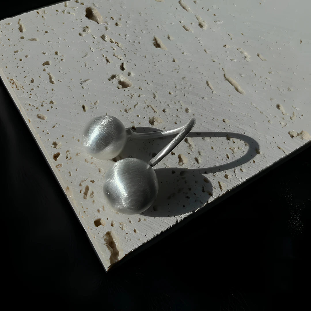 铜合金戒指 欧美简约冷淡风磨砂拉丝戒指