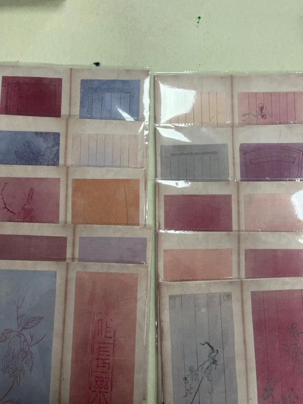 合A1001:27×28明清雅笺多款式10张一包（不挑款1包）