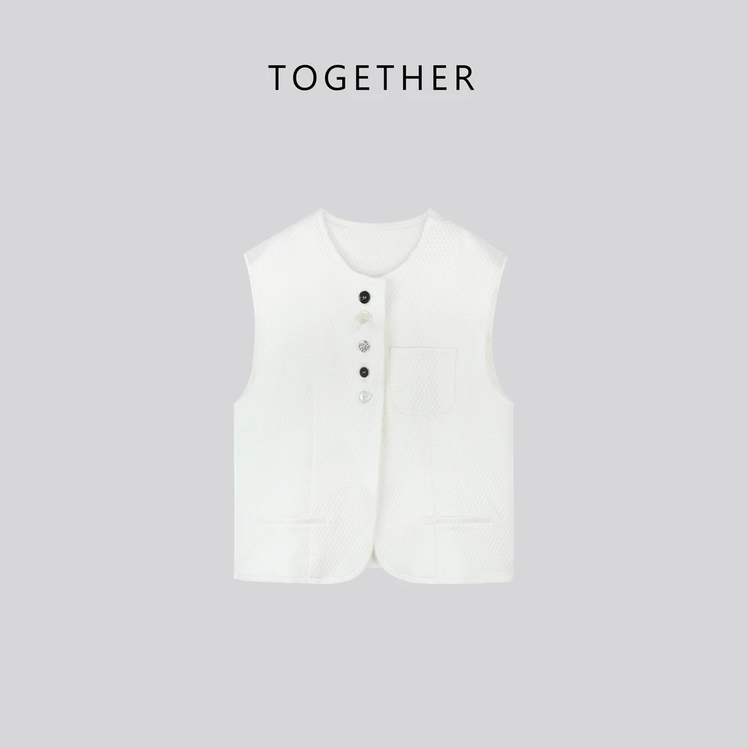 【Together】 · 巷雨 ·   夏季简约百搭气质马甲外套#W1390