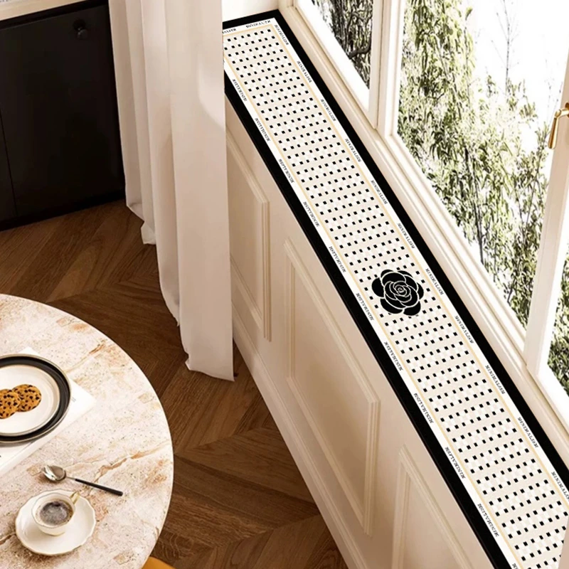 网红轻奢飘窗垫阳台垫子防滑榻榻米可裁剪家用简约长条窗台吸水垫