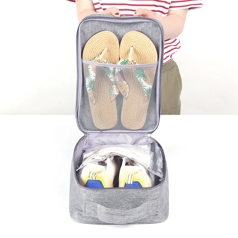 鞋子收纳袋节省空间鞋盒收纳盒多功能防尘鞋袋收纳袋旅行收纳鞋包