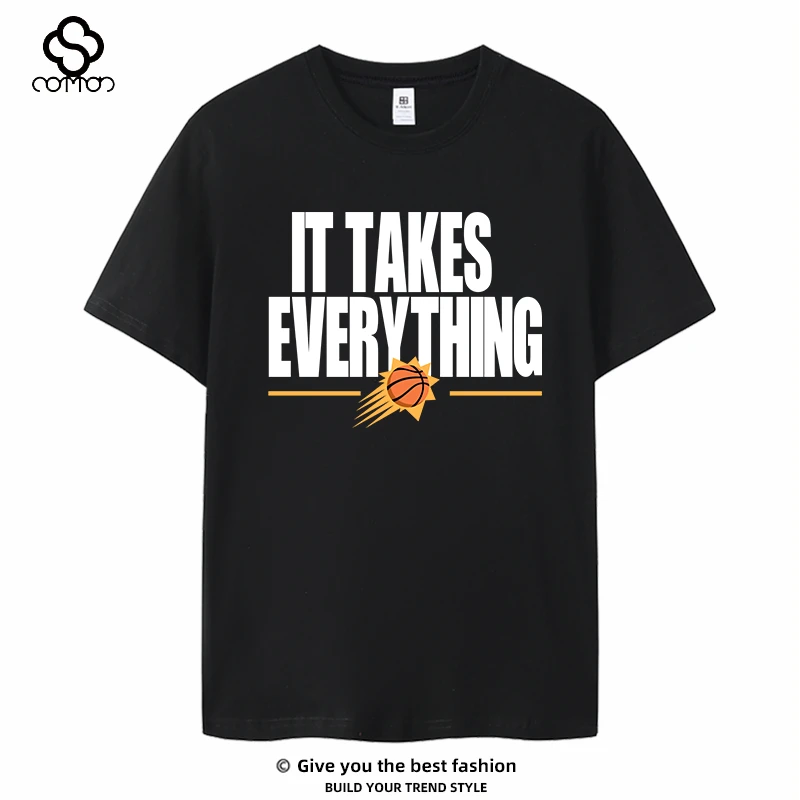 2024太阳队队季后赛篮球短袖T恤男士杜兰特布克比尔运动大码潮流