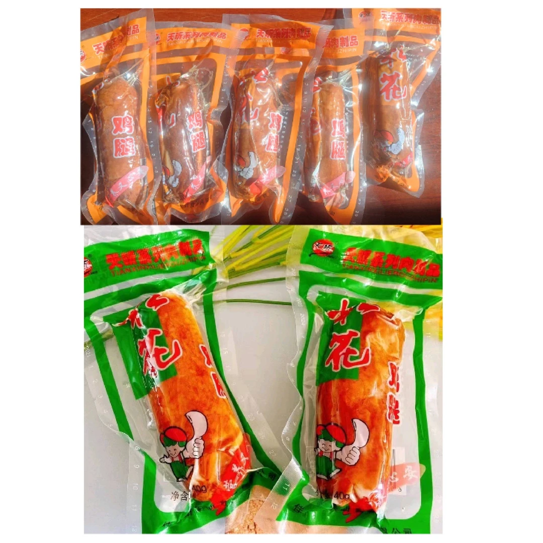 天昕 松花鸡腿营养140g*3鸡腿皮蛋鸡肉卷开袋即食美味东北特产