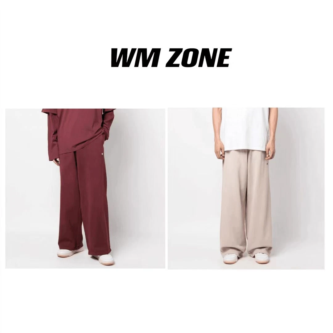 虎儿  4-9-1836 松紧腰笑脸休闲直筒卫裤