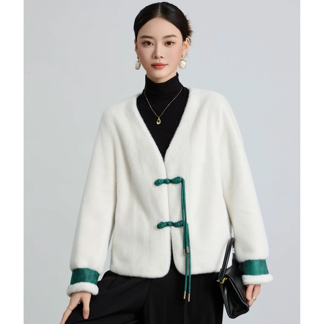 2024新款8219高端商场专供凤凰貂气质外套