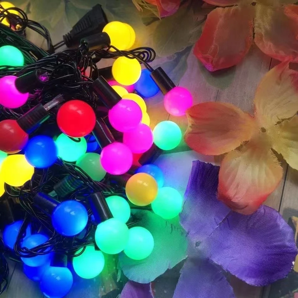 冰条串灯彩灯卧室房间装饰LED装饰灯布置星星串连高亮七彩冰溜子