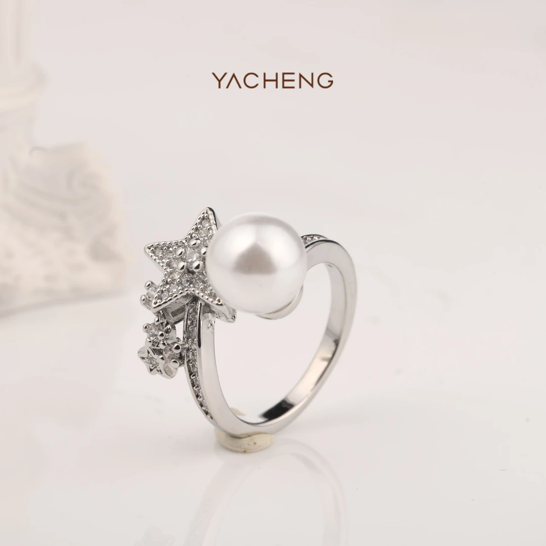 925银戒指 【雅丞珠宝】流星许愿戒指