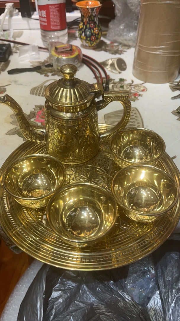 一套茶具巴基斯坦进口手工