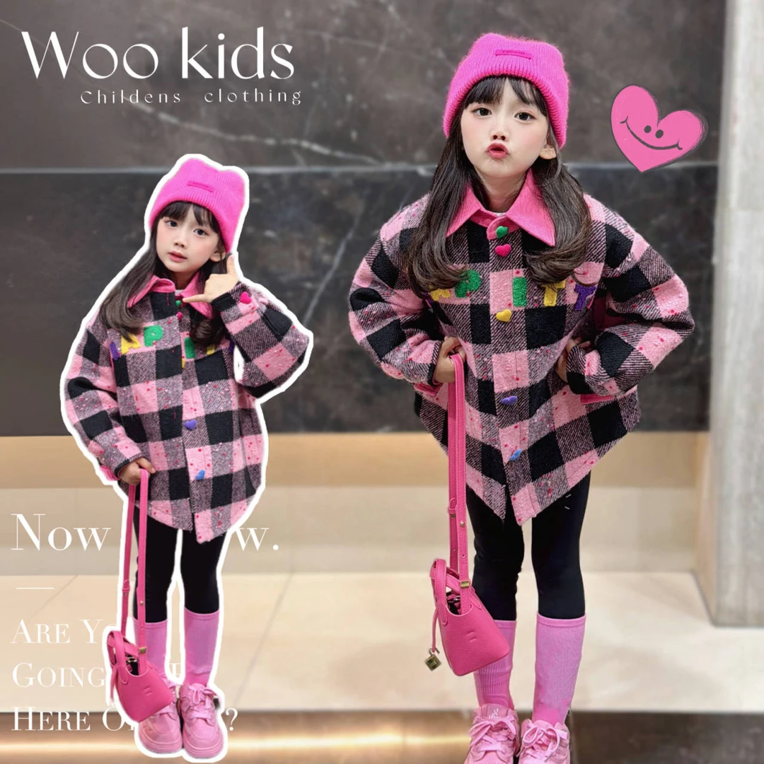 （现货限时福利）WOOKIDS亲子童装“缤纷秋冬”夹棉厚外套 W23100801