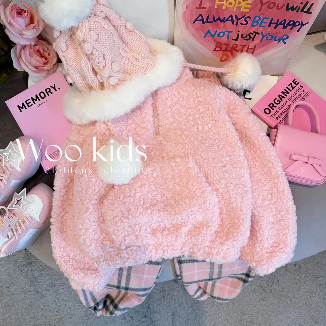 WOOKIDS亲子童装“奶油羔毛”定制儿童卫衣 W23101305