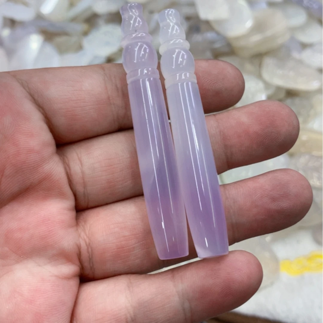 【闪购商品】烟晶手链银S925镶嵌玛瑙雕刻件