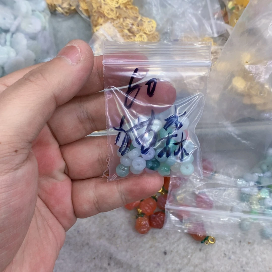 【闪购商品】烟晶手链银S925镶嵌翡翠南瓜