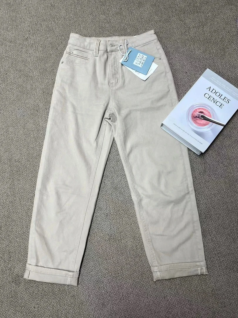 早秋新款百搭直筒裤659