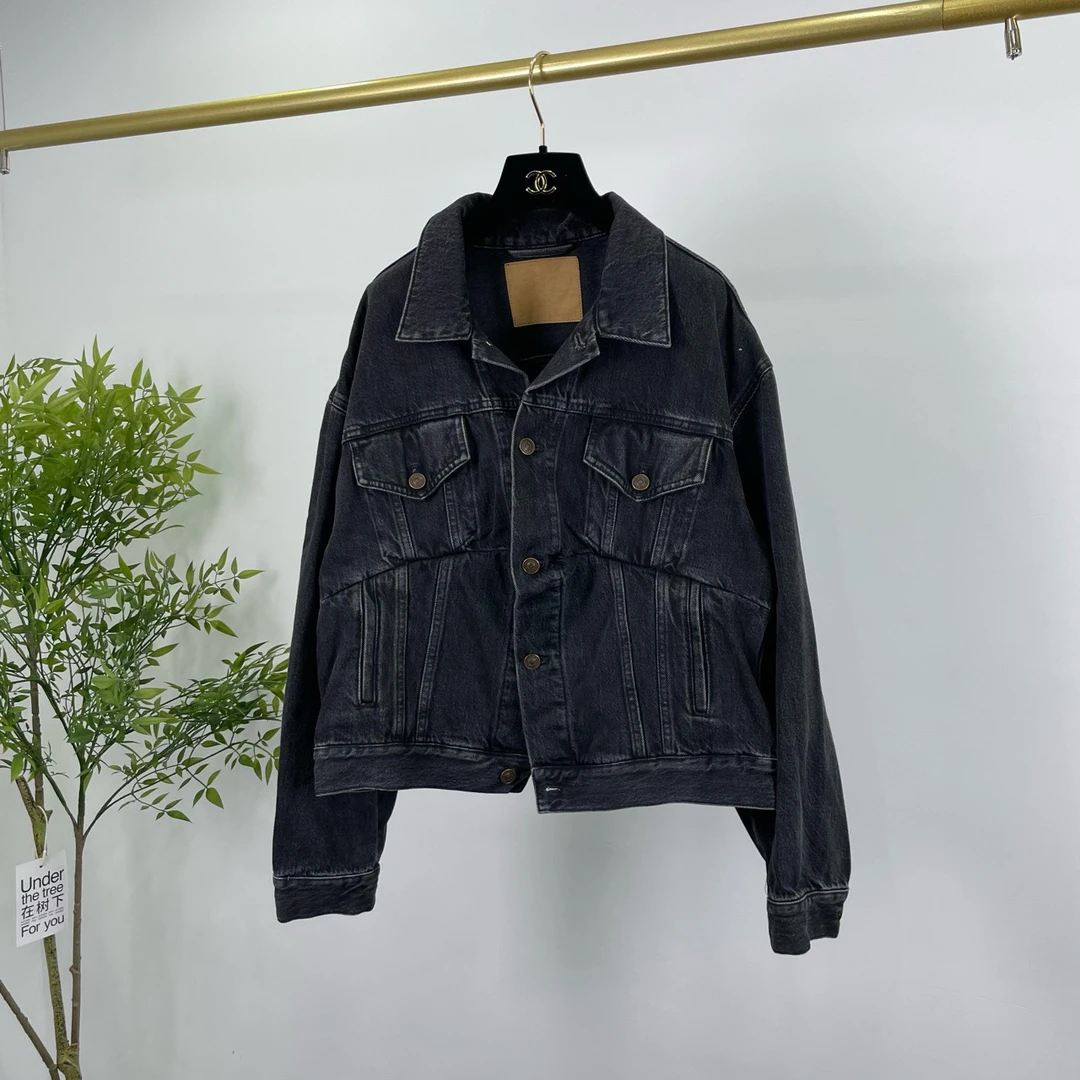 Balenciaga 巴黎世家 褶皱牛仔夹克 36码/95新/无配件 YM0968