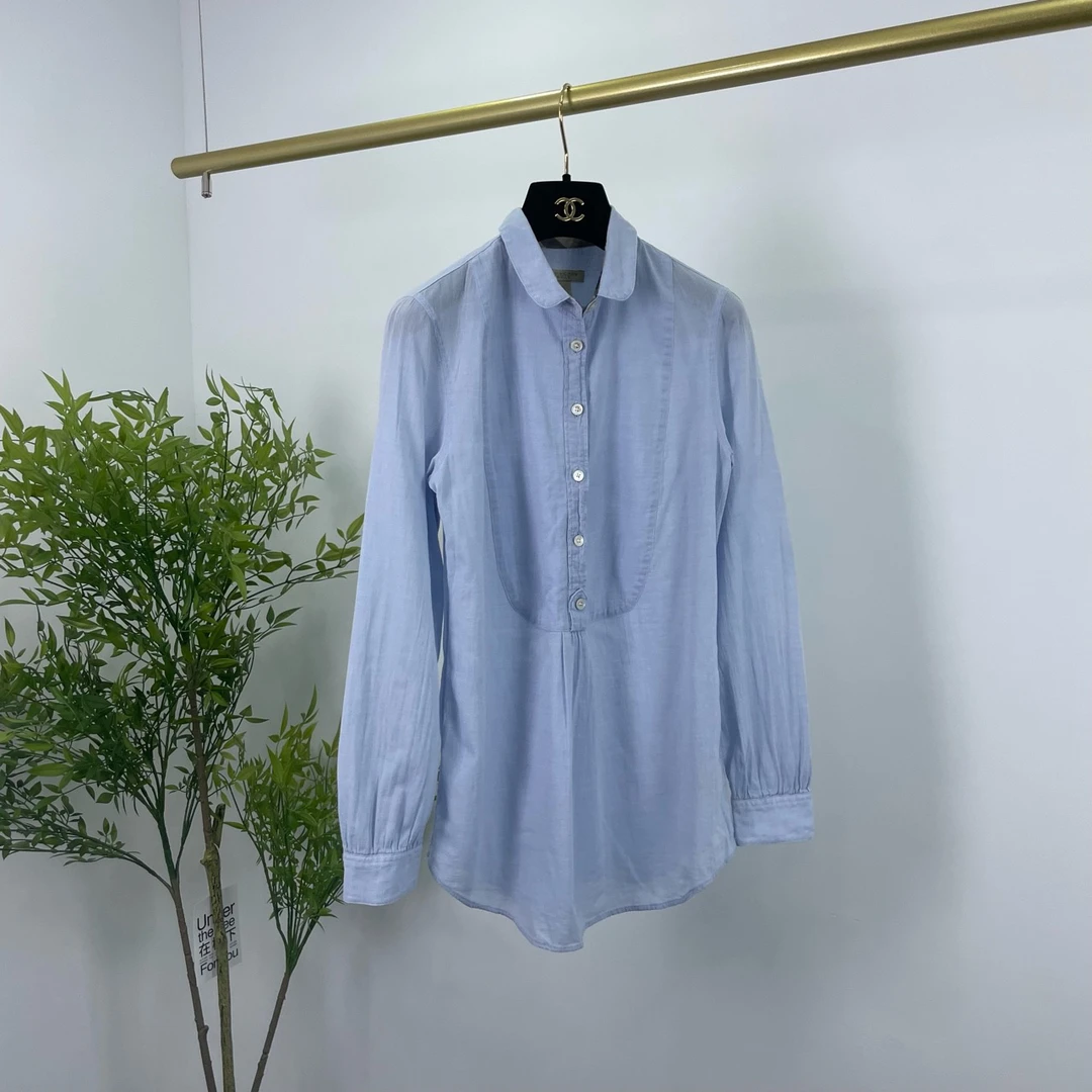 Burberry 博柏利 半扣衬衫 XS码/98新/无配件 YM0992