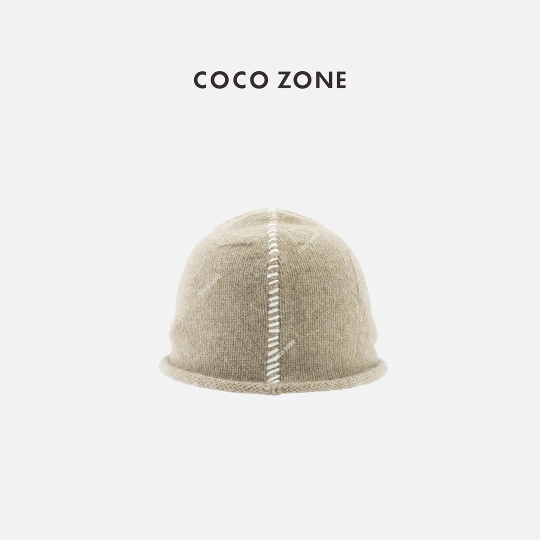 COCO ZONE 刘一一高级感简约百搭冷帽时尚通勤风堆堆帽CC2C2009