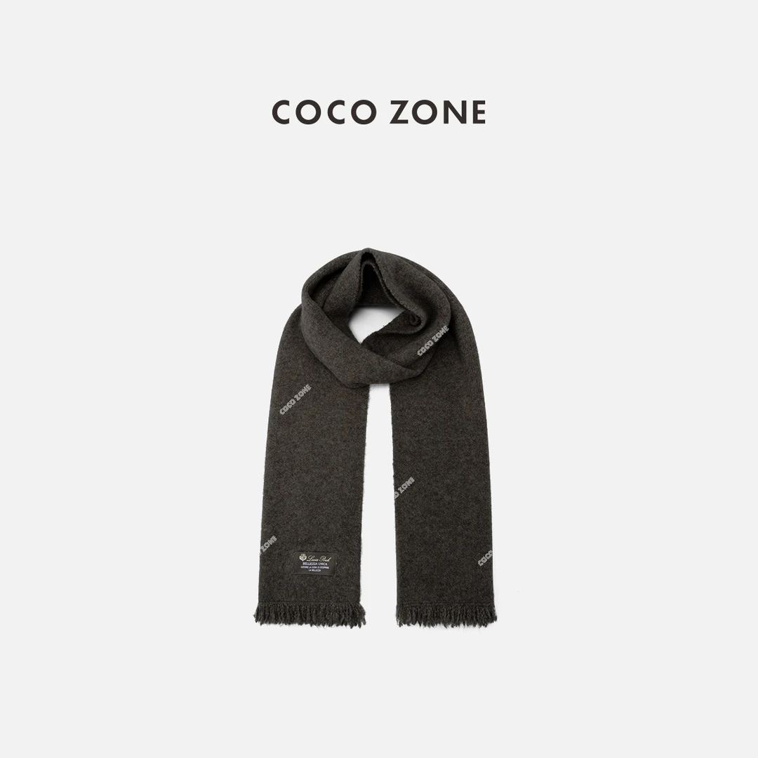 COCO ZONE 刘一一 高级感百搭女士围巾简约通勤围脖 CC1C1903