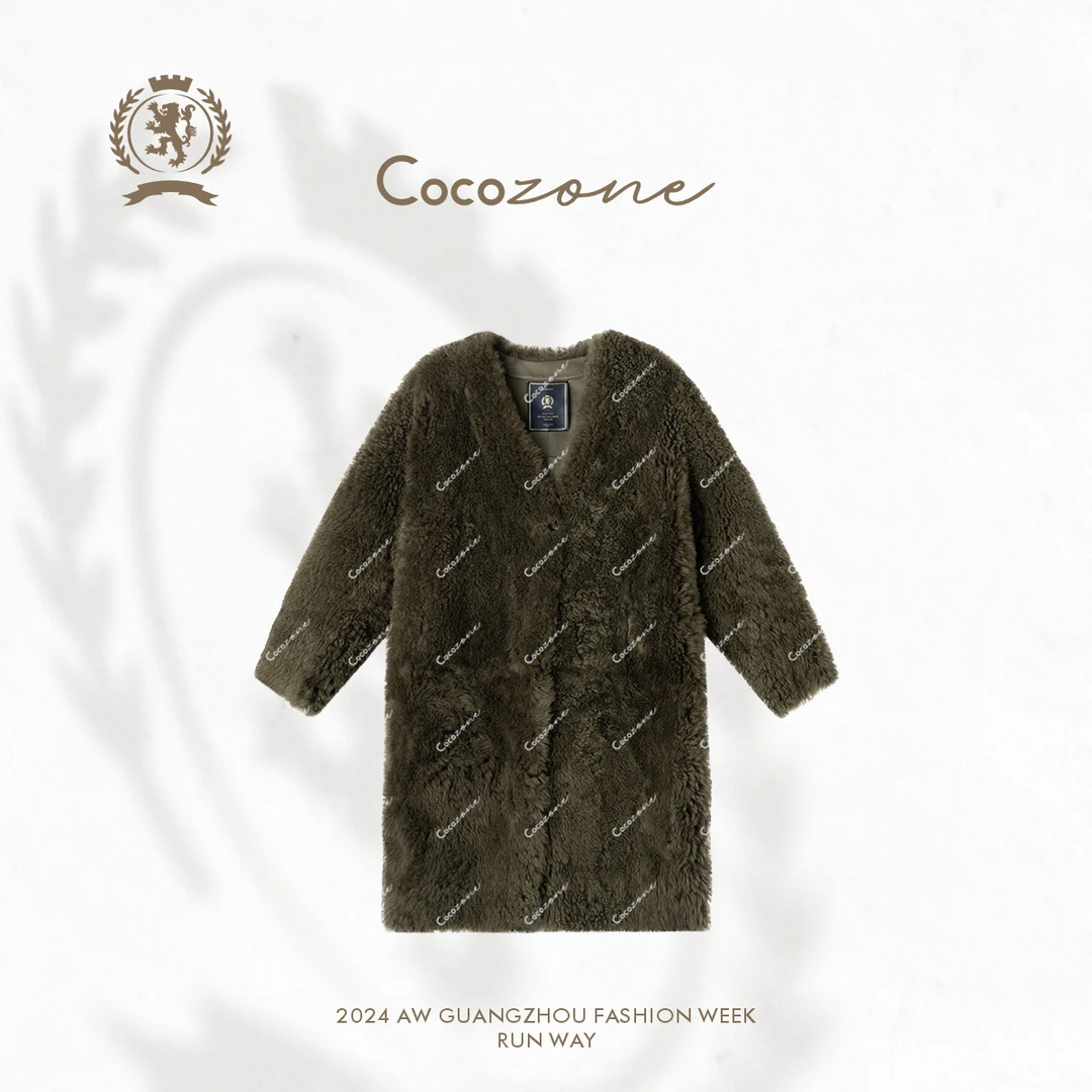 COCO ZONE 刘一一 “人生托卡”皮毛一体皮草外套CC1C2230
