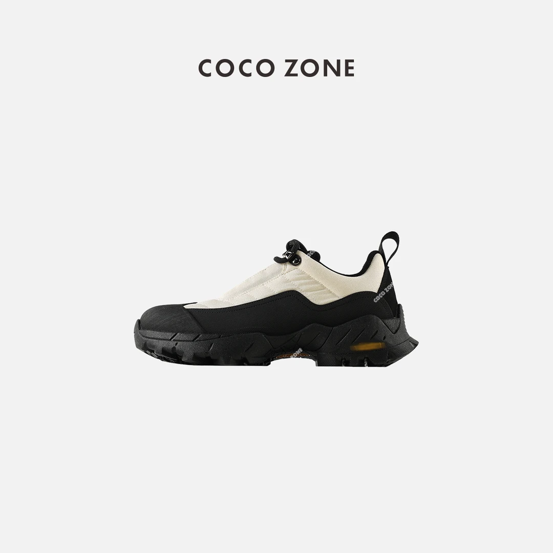 COCO ZONE 刘一一 复古户外休闲鞋厚底百搭拼色老爹鞋23C29635