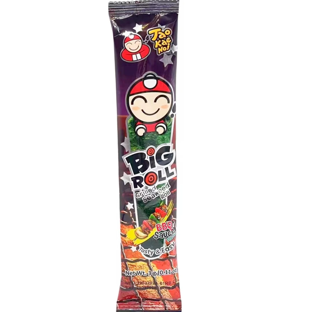 【限用期限2025年3月29】泰国进口烧烤风味海苔3g/20根
