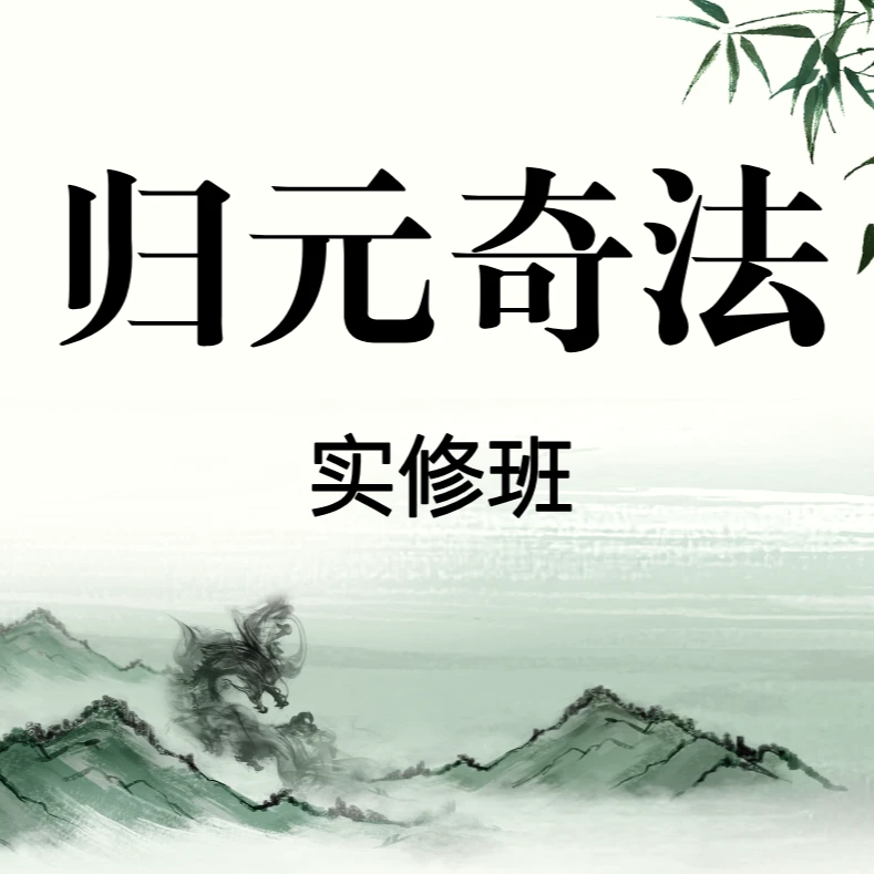 《归元奇法》--实修养身课
