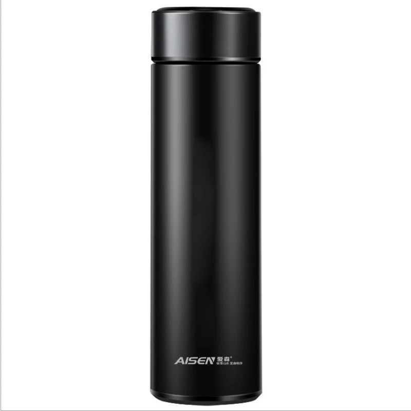 爱森智能保温杯钓鱼水杯黑色保温杯