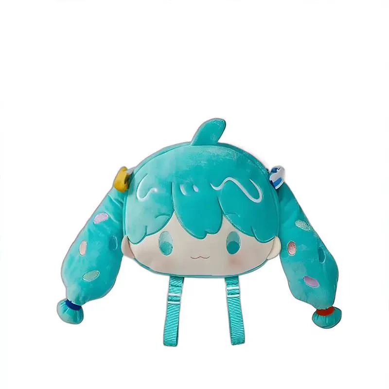 初音未来痛包可爱毛绒公仔双肩包送礼物虚拟偶像歌手周边Q版玩偶