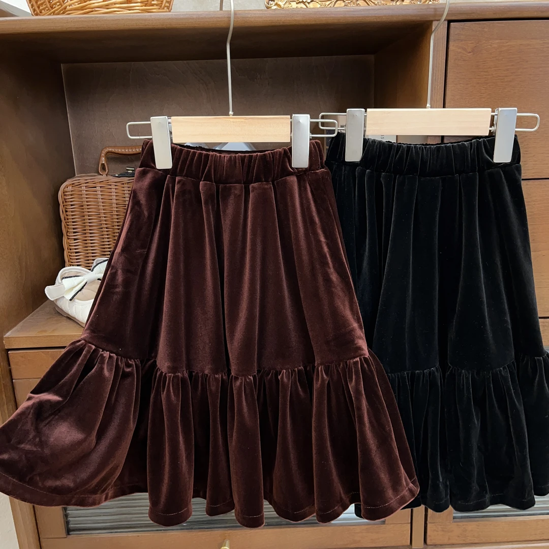 小众设计师款秋季韩版百搭女童洋气半裙connie  MGQ3110