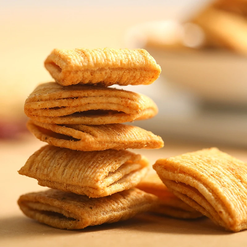 【黄老五2袋层层酥瓦片酥】烧烤味网红休闲零食四川特产小吃锅巴