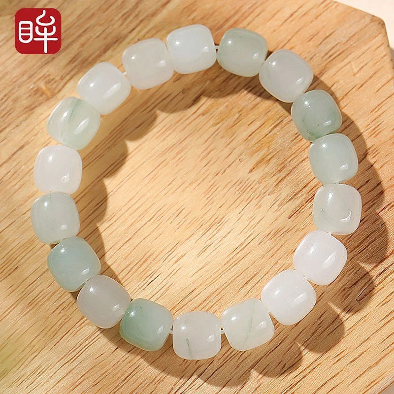 印象眸天山翠玉手串单圈手链颜色多样拍一发一 附证书 NT礼物