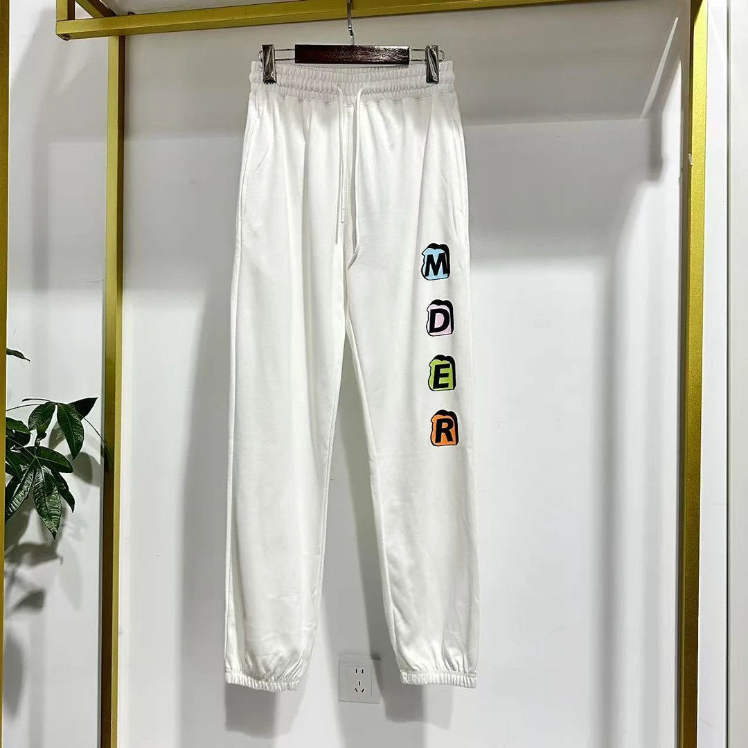 V-12 24秋季新款情侣时尚百搭纯色束脚休闲裤  OT156