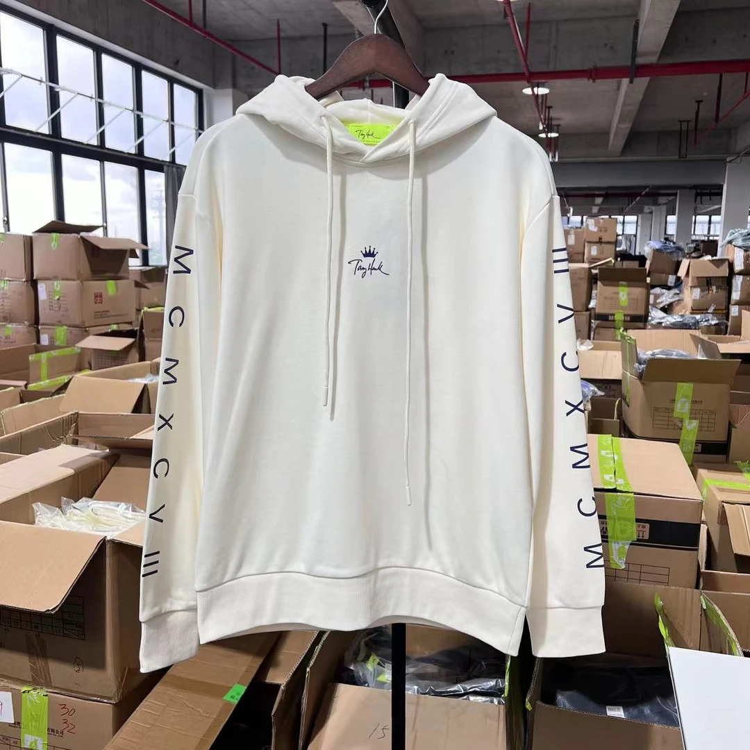 （4.7）S-14 24秋季潮牌情侣款字母印花圆领长袖卫衣 02212