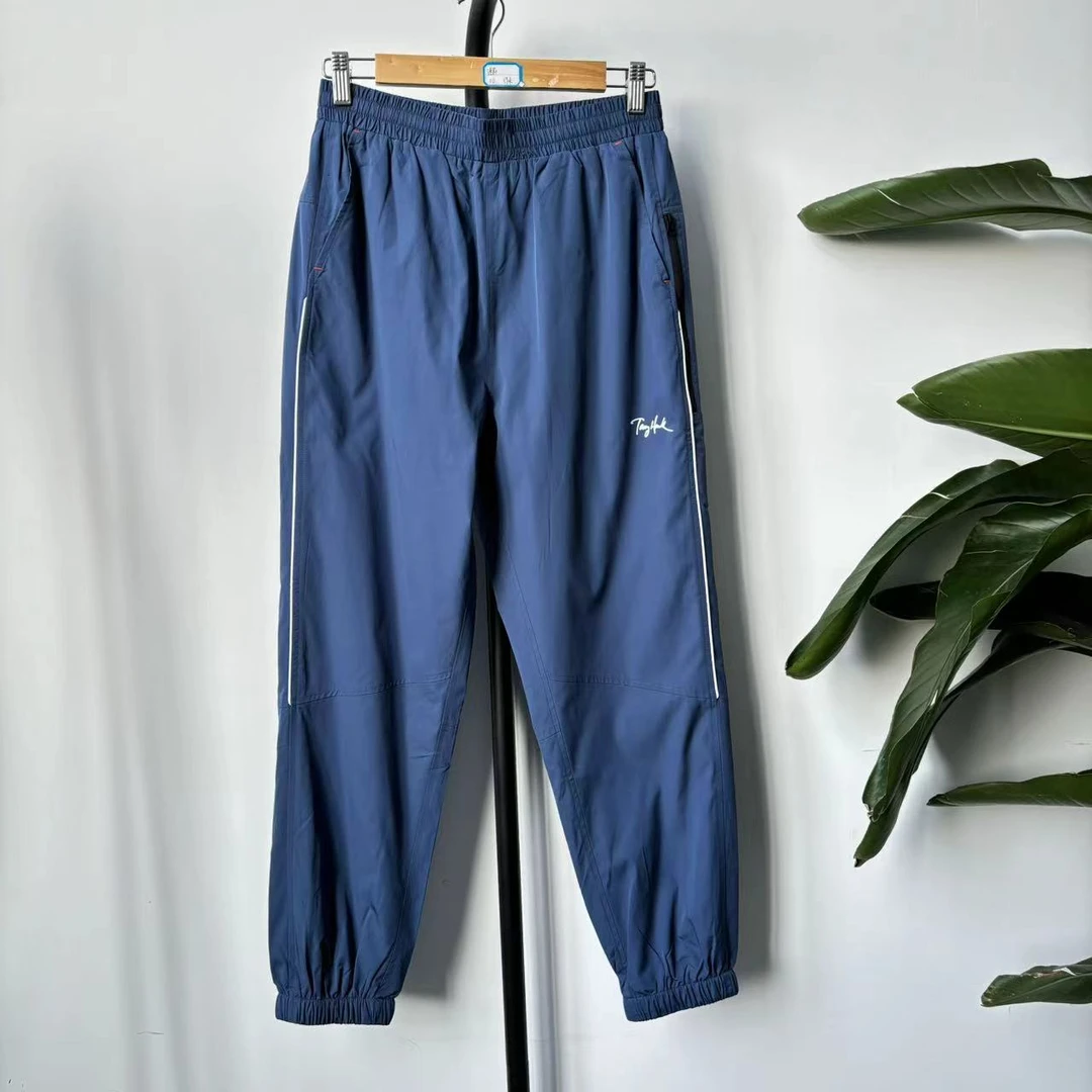 S-2  24潮牌春秋季蓝色男士百搭束脚休闲裤 0553Y