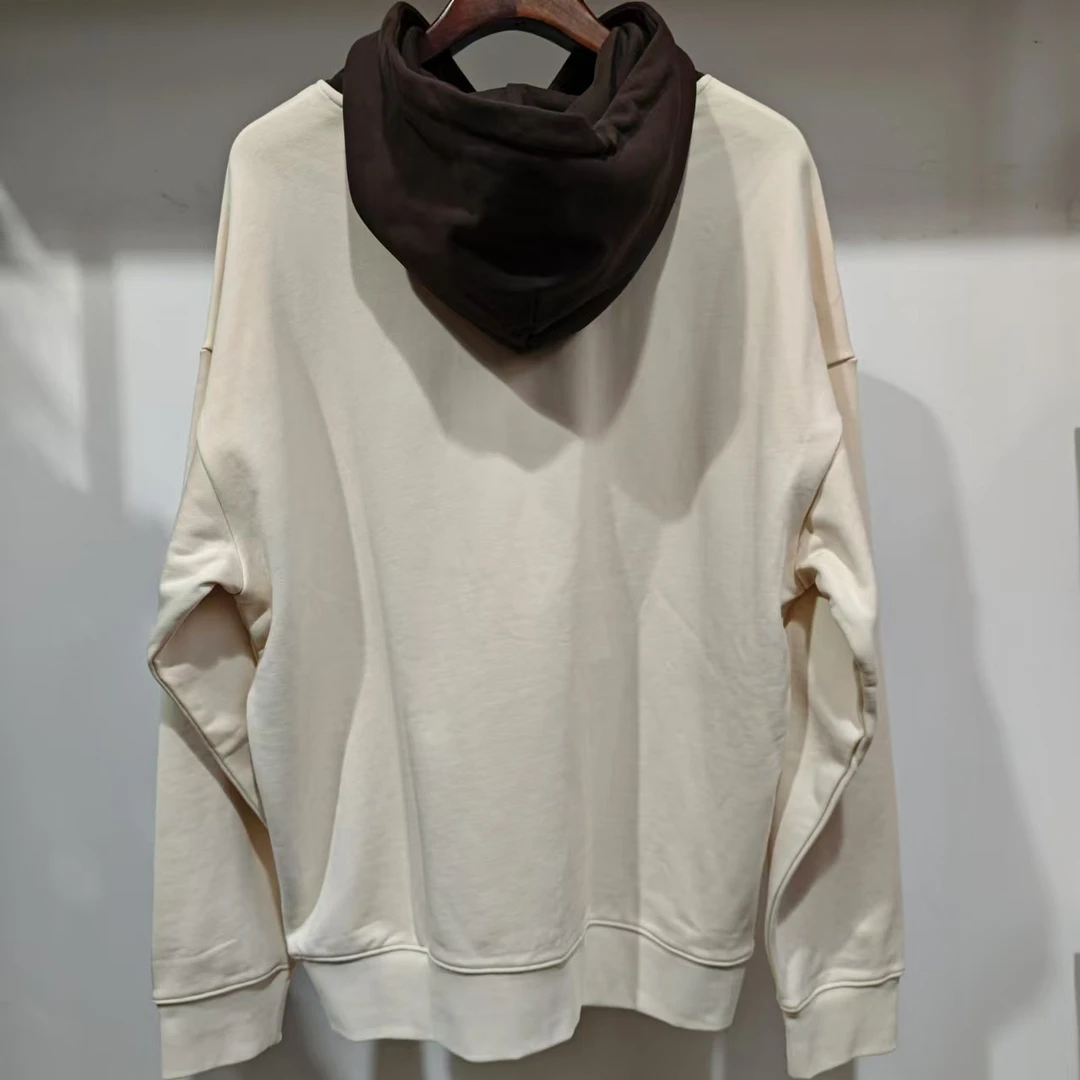 HH 潮牌秋季男女同款宽松连帽烫钻印花长袖卫衣  KD353