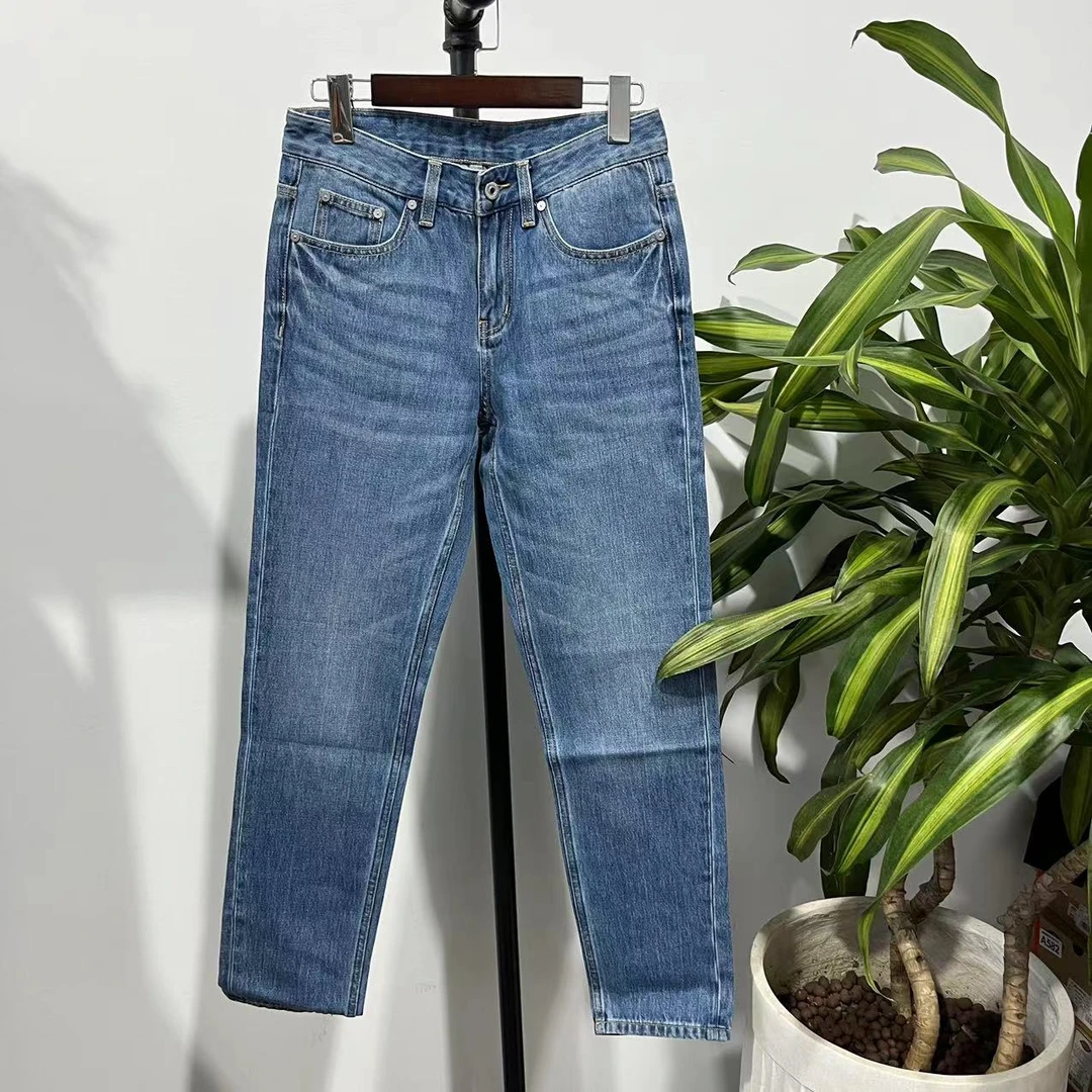 （10.10）R-7 潮牌男士春秋季蓝色水洗休闲牛仔裤 R0702