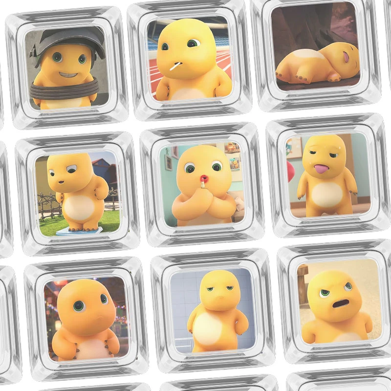 个性键帽定制奶龙键帽PC透明键帽夜魔ez63夜魔改装美加狮fire68